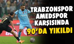 Trabzonspor Amedspor'a Karşı 90'da Yıkıldı!