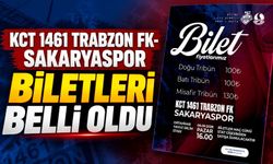 KCT 1461 Trabzon FK-Sakaryaspor Biletleri Belli Oldu