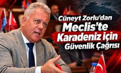 Cüneyt Zorlu’dan Karadeniz İçin Güvenlik Çağrısı