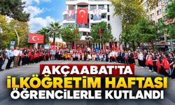 Akçaabat’ta İlköğretim Haftası Öğrencilerle Kutlandı