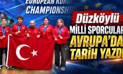 Düzköy’ün Milli Sporcuları Avrupa’ya Damga Vurdu