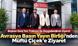 Avrasya Basın Yayın Birliği’nden Müftü Çiçek’e Ziyaret