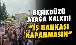 Beşikdüzü İş Bankası Şubesinin Kapatılmasına Karşı Eylem