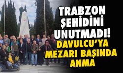 Şehit Coşkun Davulcu Trabzon'da Dualarla Anıldı