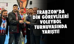 Trabzon'da Din Görevlileri Voleybol Turnuvasında Yarıştı
