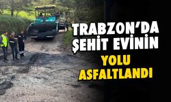Trabzon'da Şehit Mustafa Ali Yazıcıoğlu Yolu Asfaltlandı!