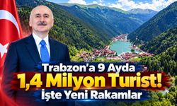 Trabzon' a 9 Ayda 1,4 Milyon Turist : İşte Rakamlar