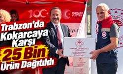 Trabzon'da Kokarcaya Karşı 25 Bin Ürün Dağıtıldı