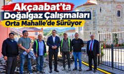 Akçaabat'ta Doğalgaz Çalışmaları Orta Mahalle'de Sürüyor