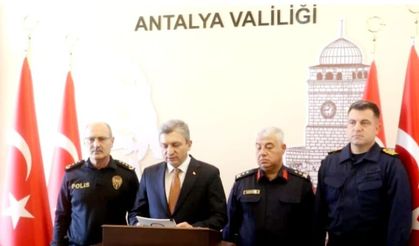 Antalya’da Huzur Var: Vali Hulusi Şahin’den Güvenlik Başarısı