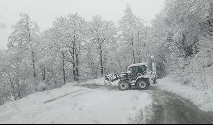 Trabzon’da Kar Yağışı ile O Mahallelerde Yollar Kapandı!