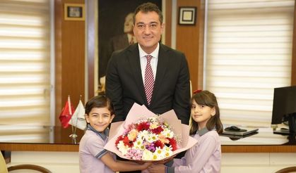 Giresun'da Minik Başkanlar Belediye Koltuğuna Oturdu!