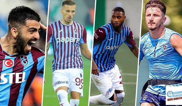 Trabzonspor'da Şok Karar: 4 Oyuncu Kadro Dışı Bırakıldı!