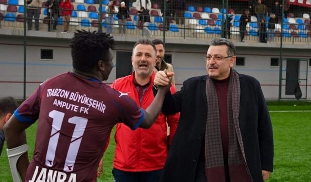 Ampute Futbolda Trabzon Büyükşehir Fırtınası