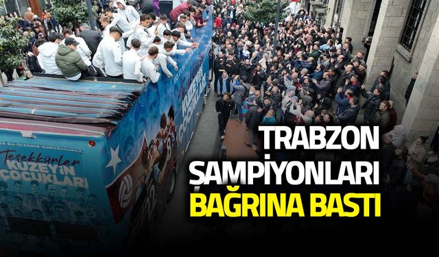 Trabzon Şampiyonları Bağrına Bastı! Trabzonspor U19'a Coşkulu Karşılama