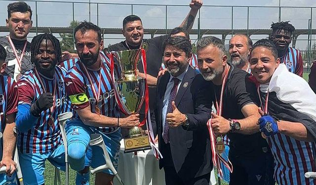 Ampute Futbol Süper Ligi’nde Trabzon’dan Tarihi Üçüncülük