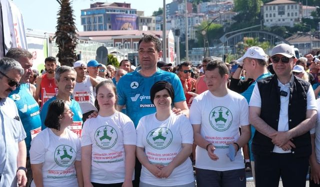Giresun’da 8. Runkerasus Yarı Maratonu Tamamlandı