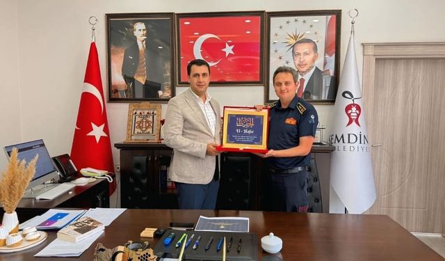 Trabzon İtfaiyesi’nden Şemdinli’ye Eğitim Desteği