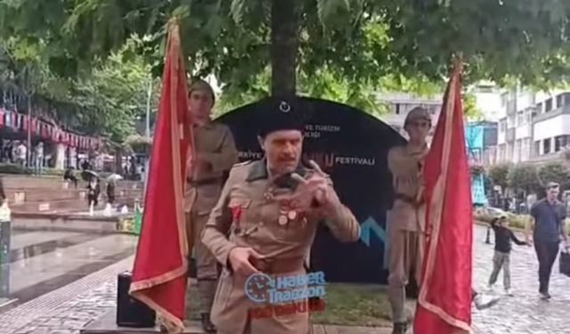 Trabzon’da 57. Alay Canlandırması Binleri Duygulandırdı