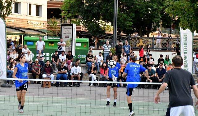Giresun’da Ayak Tenisi Turnuvası Heyecanı