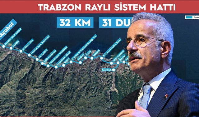 Trabzon'da Raylı Sistem için 2026 Dedi! Uraloğlu Açıkladı