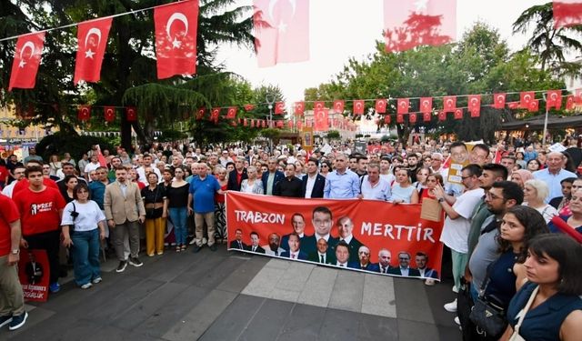 Trabzon’da binler ‘Adalet ve Özgürlük’ için yürüdü