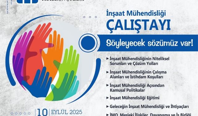 İnşaat Mühendisleri Trabzon’da Buluşuyor