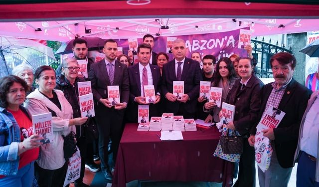 “Millete Emanet” kitabı Trabzon’da elden ele!