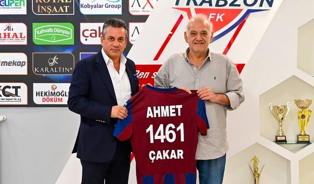 Trabzon futboluna özel ziyaret: Çakar kulüp ile buluştu