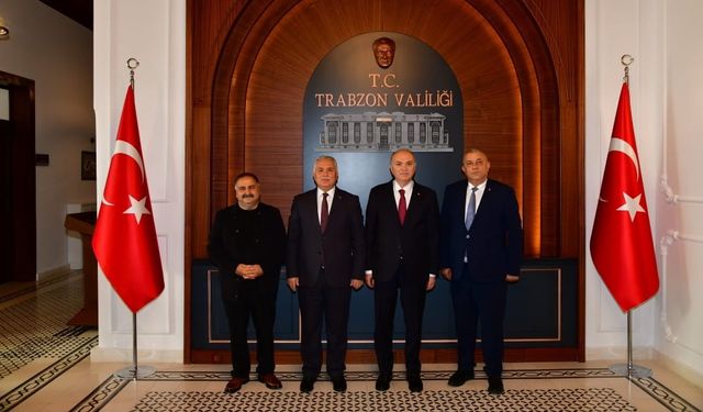 Düzce’den Trabzon' Önemli Ziyaret : Başkan Özlü Vali Yıldırım’la Buluştu