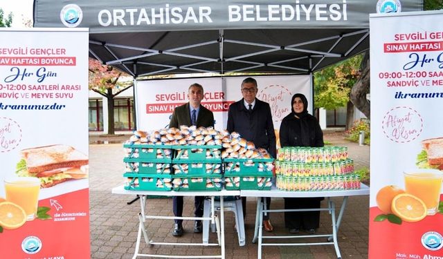 Ortahisar Belediyesi’nden Sınav Haftasında Büyük Jest!