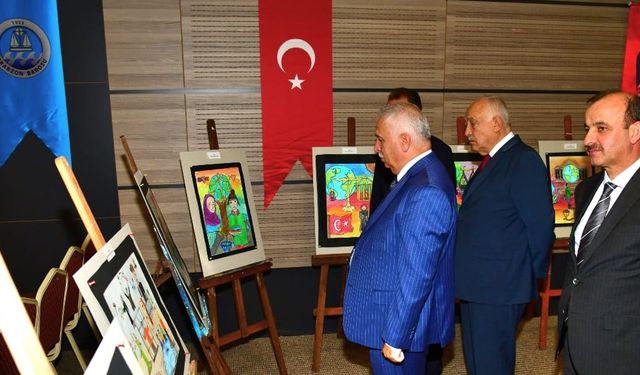 Minik Ressamlar Adaleti Tuvale Taşıdı: Sergi Açıldı
