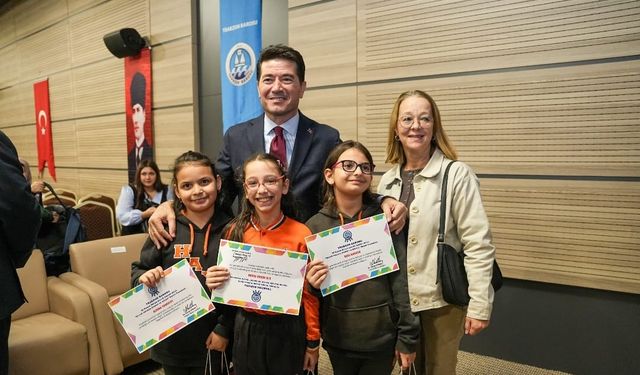 Minik Ressamlar Adaleti Çizdi, Başkan Kaya Tebrik Etti