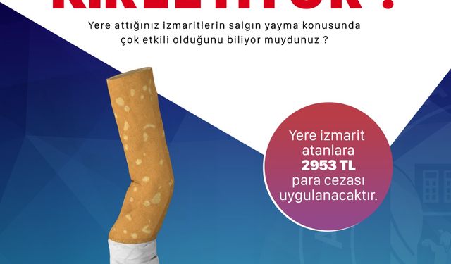 Yere İzmarit Atana Ağır Cezai İşlem: Akçaabat Belediyesi Sıkı Denetimde