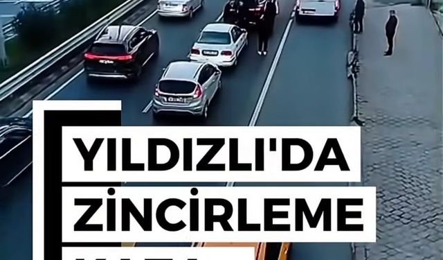 Yıldızlı Medical Park Önünde Zincirleme Kaza