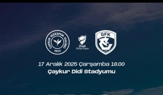Çaykur Rizespor – Gaziantep FK Maçının Biletleri Satışa Çıktı