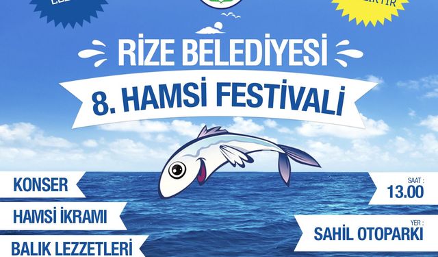Rize’de Hamsi Coşkusu: 8. Hamsi Festivali Geliyor