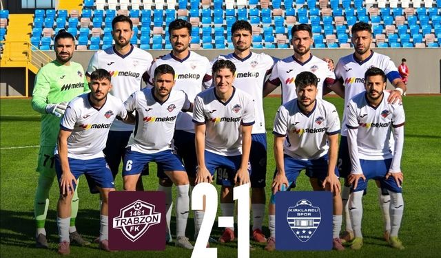 1461 Trabzon FK Durmuyor: Kırklareli’ni 2-1 Geçti