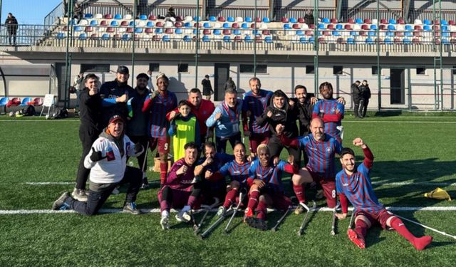 Trabzon Ampute Futbol Takımı Zirve İçin Vites Yükseltti