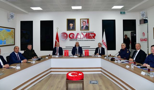 Trabzon’da Güvenlik Masaya Yatırıldı: İl Asayiş Toplantısı Gerçekleşti