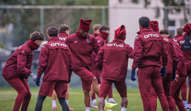 Trabzonspor İstanbulspor Maçı Öncesi Taktik Çalıştı