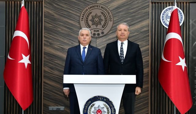 Vali Aziz Yıldırım’dan Trabzon İl Emniyet Müdürlüğüne Veda