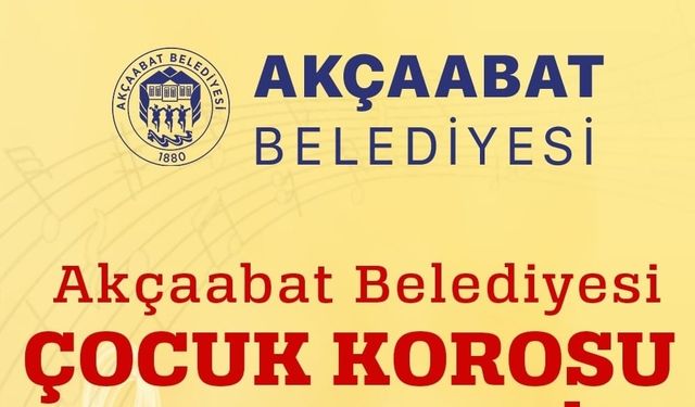 Akçaabat Belediyesi Çocuk Korosu İçin Başvurular Başladı
