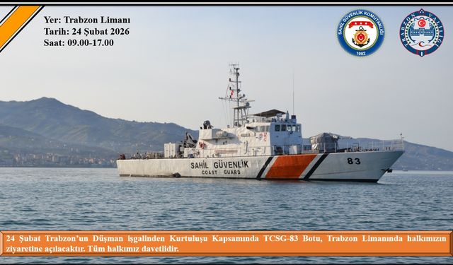 Trabzon'un Kurtuluş Günü'nde Ziyarete Açıldı! Tarihi Bot Hizmette