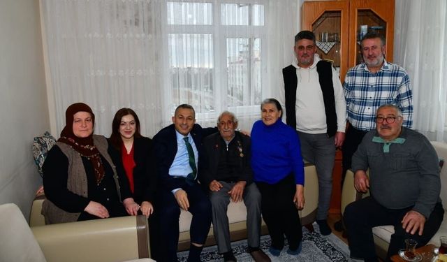 Vali Tahir Şahin'den Kore Gazisine Sıcak Ziyaret