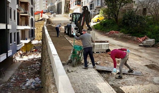 Giresun’da Yaya Güvenliği İçin Kaldırım Devrimi Başladı