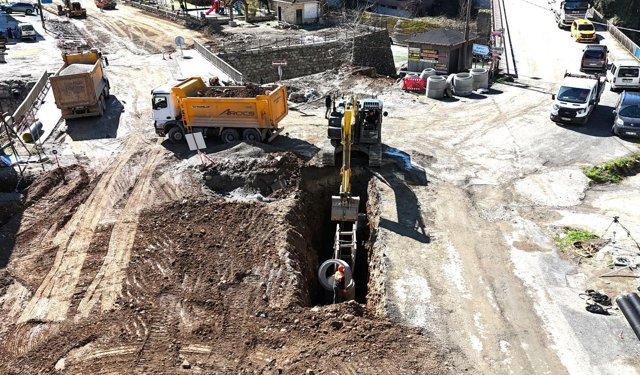 Dernekpazarı’nda 5.772 Metre Yeni İçme Suyu Hattı