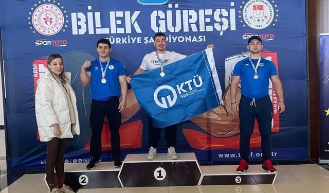 KTÜ’lü Öğrenciden Büyük Başarı: Türkiye Şampiyonu Oldu