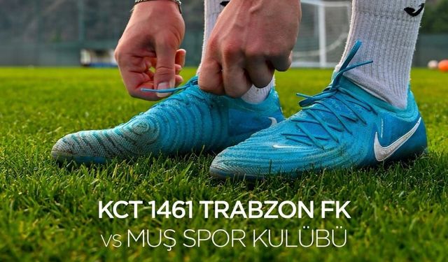 1461 Trabzon FK Muşspor Maçı İçin Sahaya İndi!