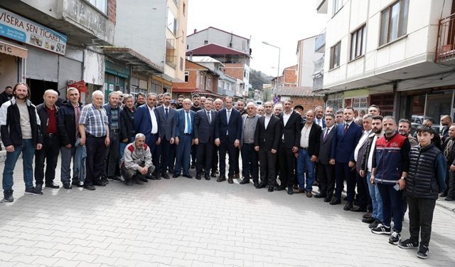 Trabzon'da Başkanlar Cuma Namazı'nda Buluştu